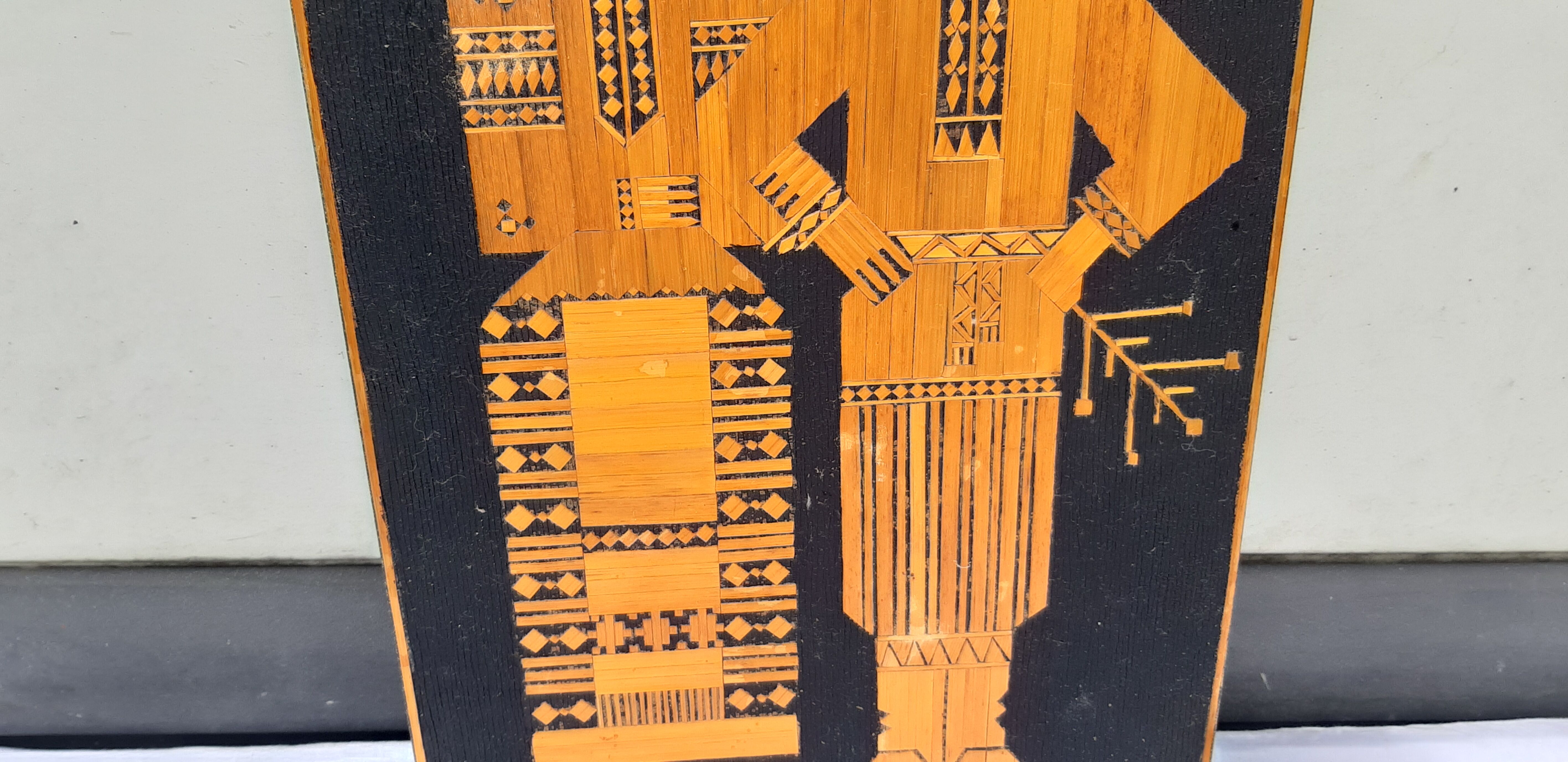 Table Russian Work in Straw