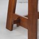 Vintage brutalist dining table in oak