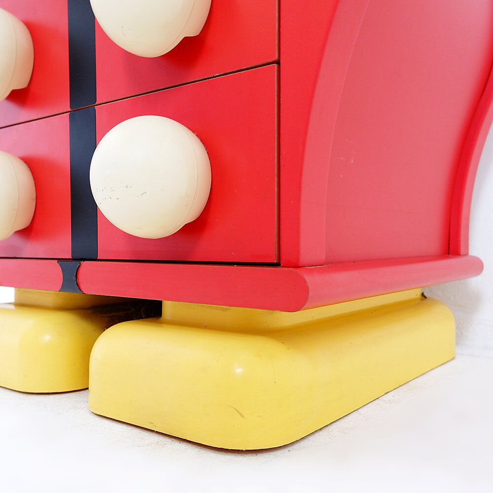 "Mickey Mouse Commode" by Pierre Colleu for Starform, France 1980s