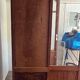 Parisian display cabinet in solid oak – 1950s – Authentic charm