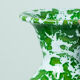 Vase vert et blanc