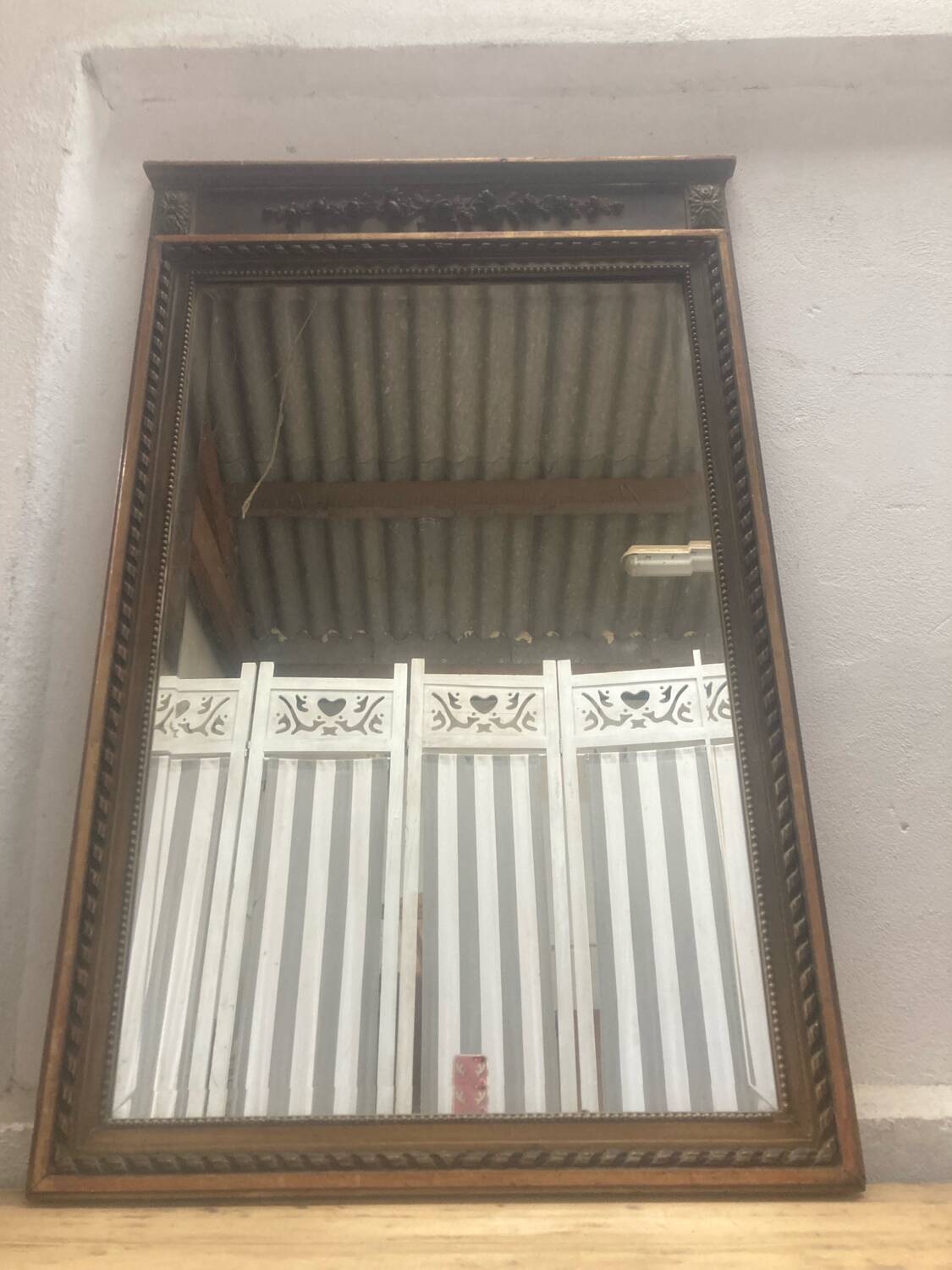 Chimney mirror trumeau