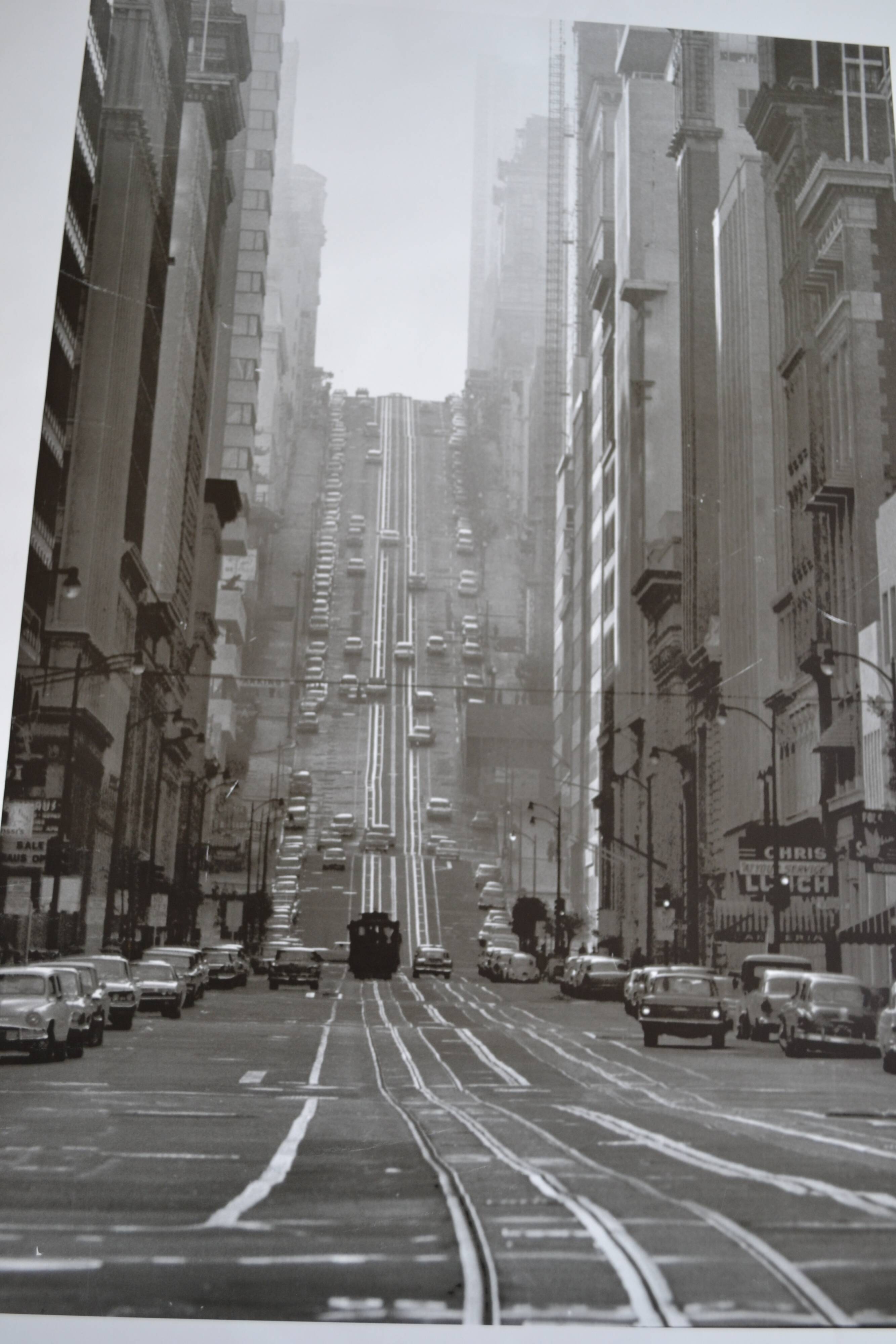 Todd Walker - California street San Francisco 1964 poster art print Ikea 1997