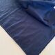 Old damask tablecloth navy blue - cotton -140x160 cm