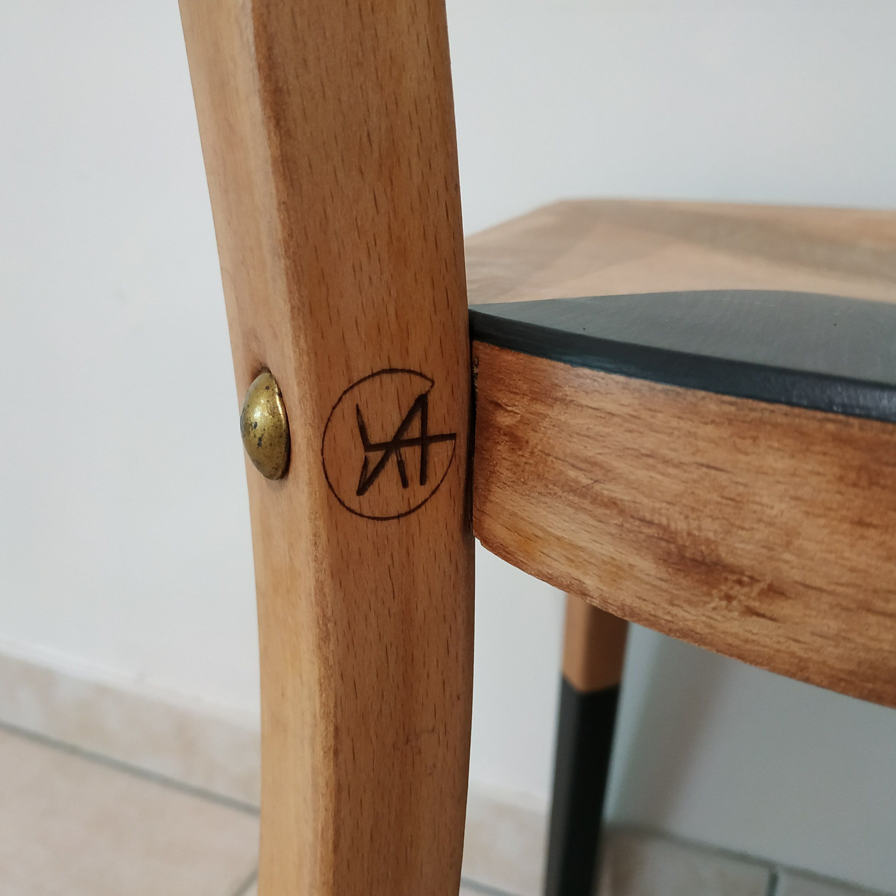 Mismatched bistro chairs