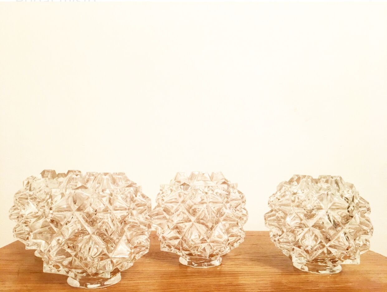 Brutalist Chandelier from Kamenicky Senov, 1960s