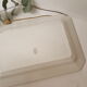Large white rectangular dish Luneville France