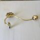 Brass coat rack or coat hook