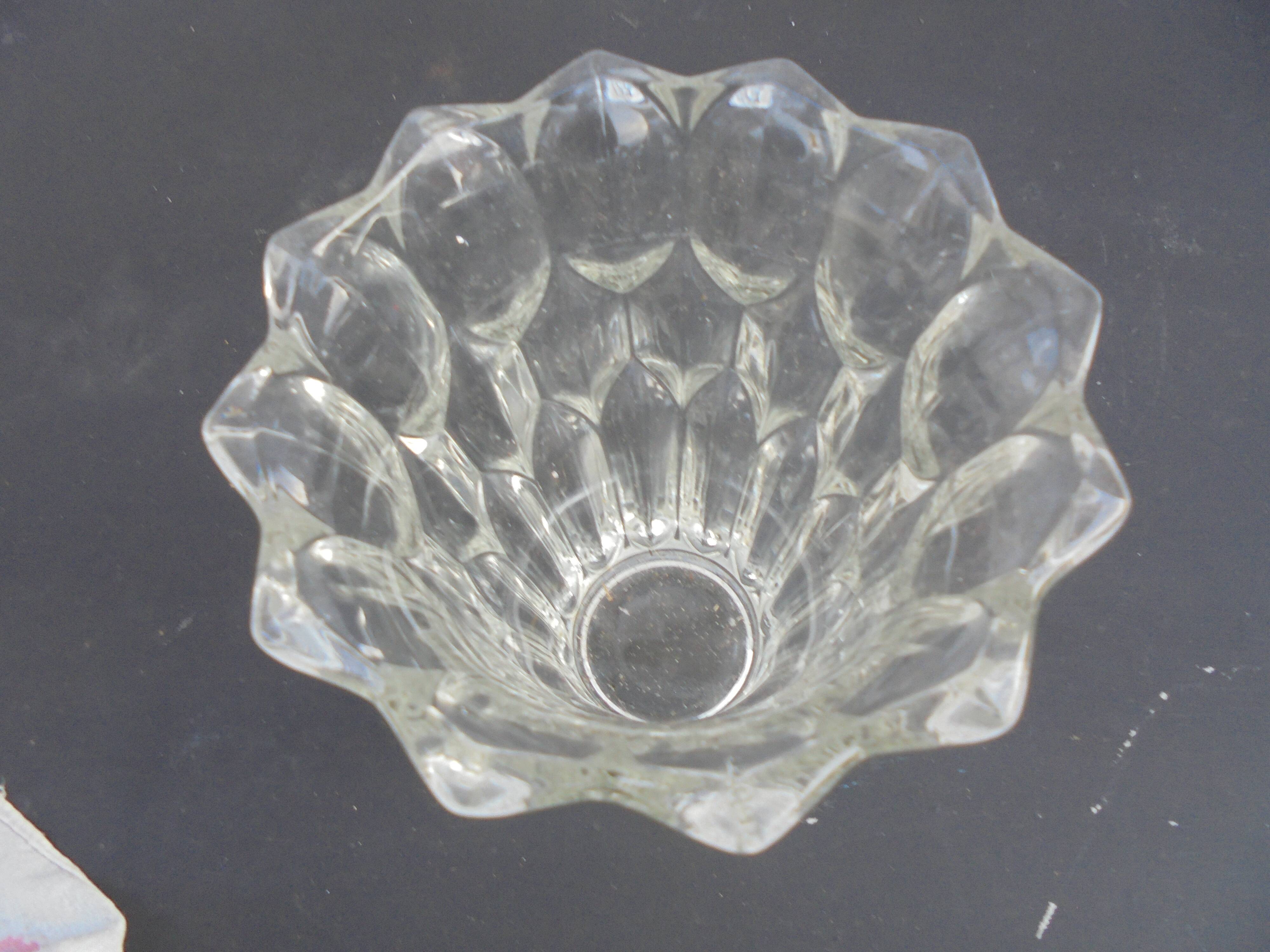 Vintage glass vase
