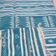 Carpet blue berber kilim made by hand 200x115cm