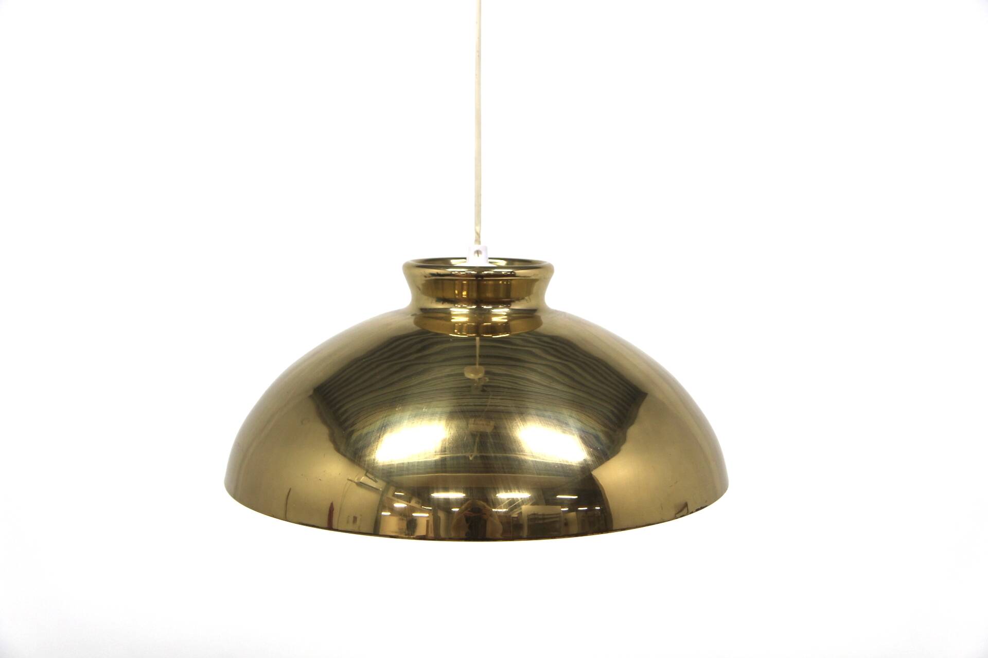 Metal pendant light, Sweden, 1970