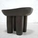 Brutalist antique African Senufo wooden stool