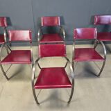 Vintage dining chairs by Segis Italy, 1980s
