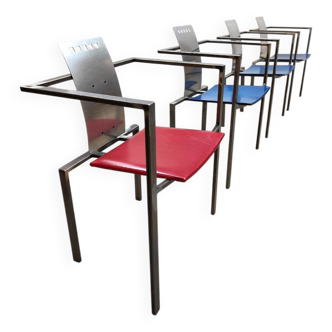 4 chaises post-modernes, 1980