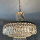 Cascade chandelier with vintage 70s tassels