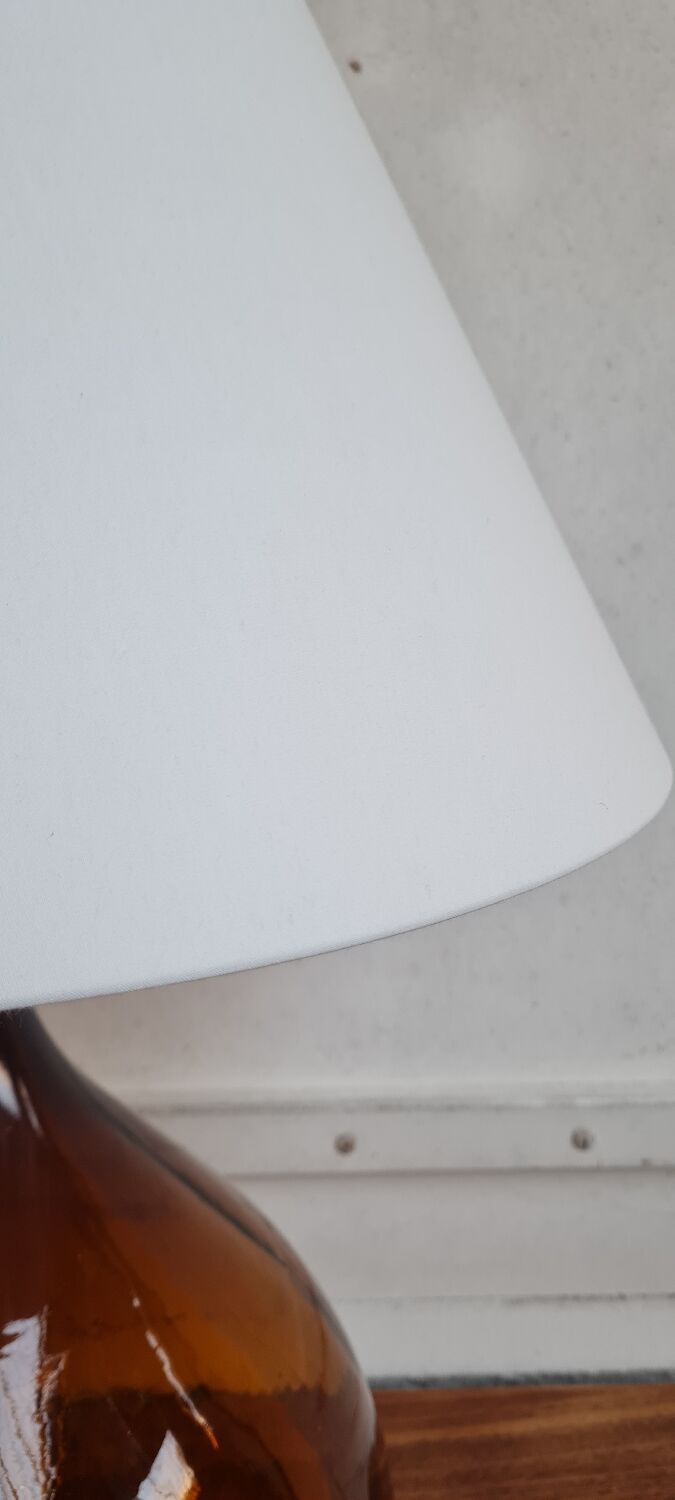 Vintage demijohn lamp