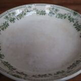 Plat sur pied, compotier Badonviller modèle Champagne