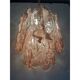 Murano Glass "Spider" Sputnik Chandelier in Pink and White