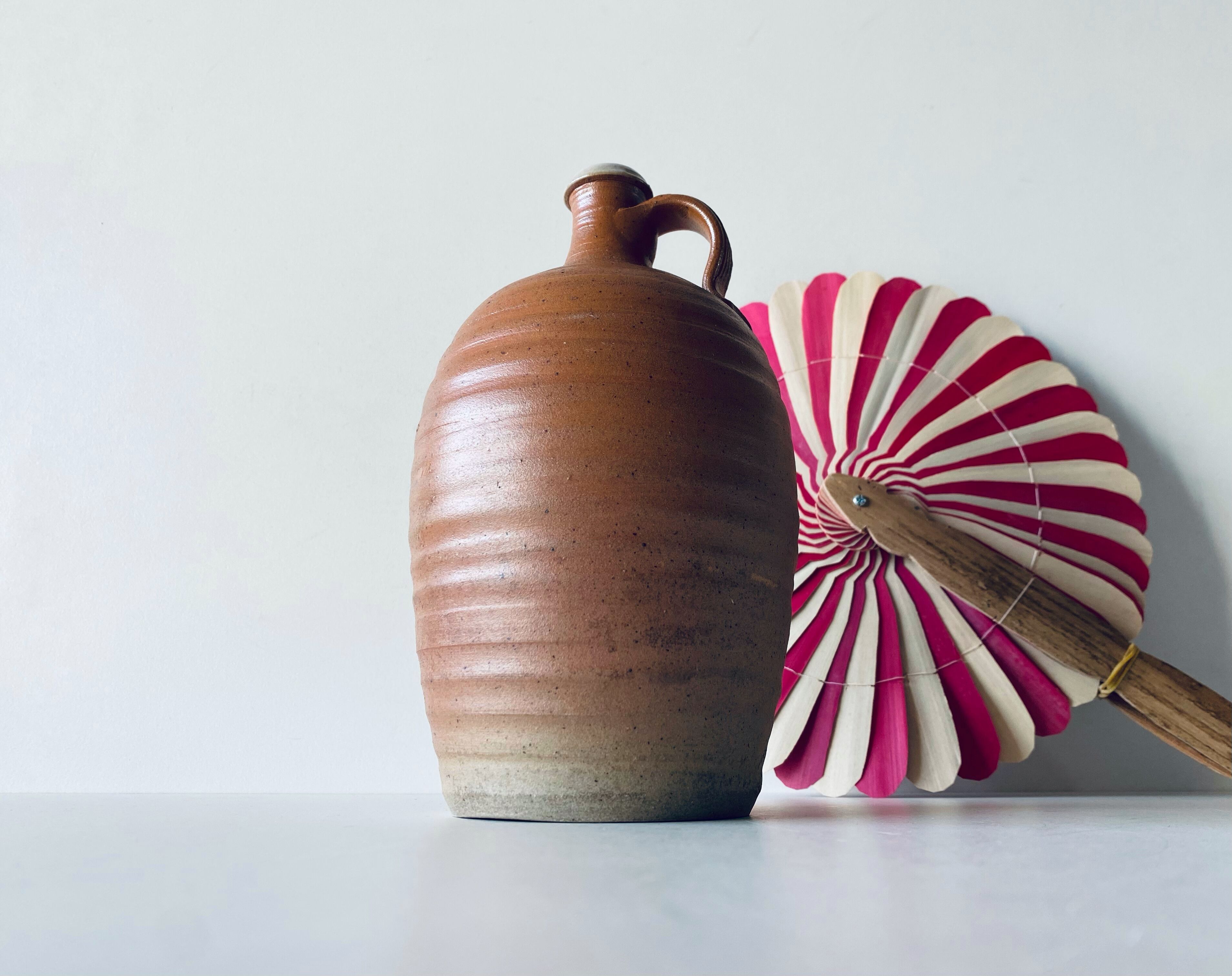 Ancient jug in Corsican pottery sandstone