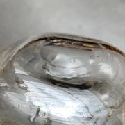 Danish Vintage Glass Kluk Kluk Bottle with Crown Glass Stopper from Holmegaard, 1970s