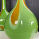 Pair of large flower vases in glass paste from the 70s-80s.