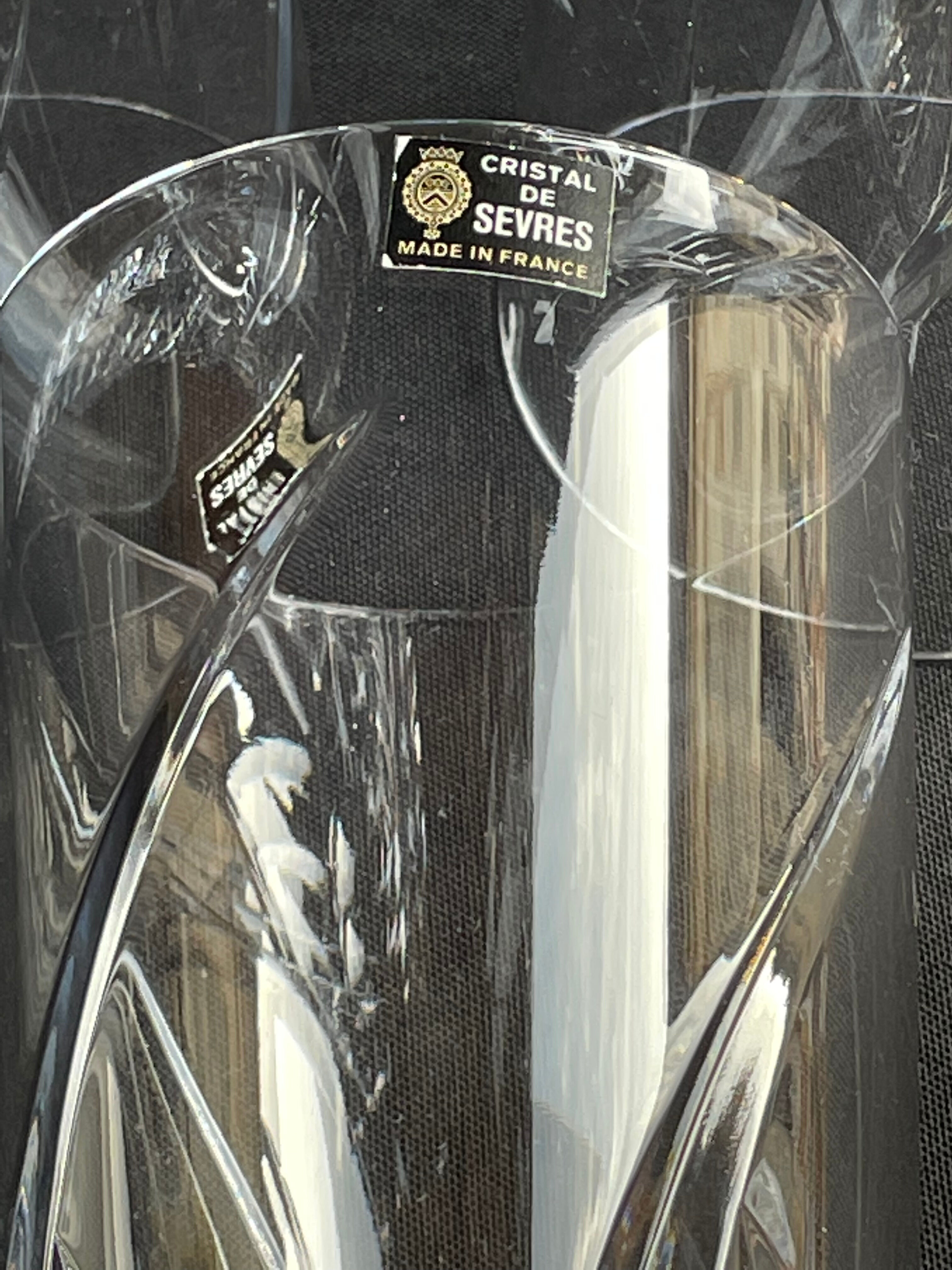 Cristal de Sèvres - Verres à orangeade (6) - Monge