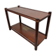 Mid-century modern bamboo side table by Gervasoni