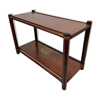 Mid-century modern bamboo side table by Gervasoni