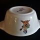 Earthenware bowl Sarreguemines décor clowns 60s