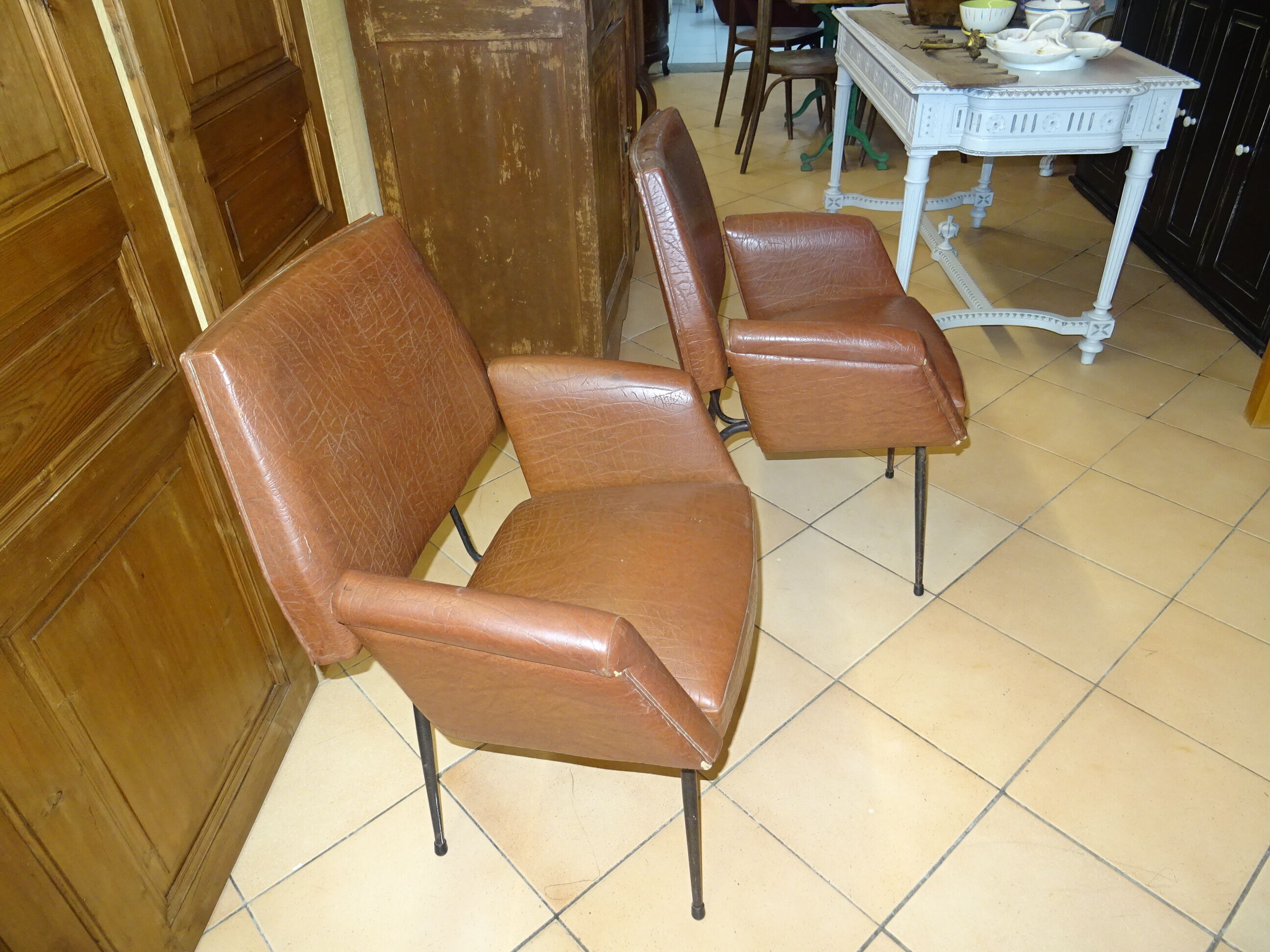 Pair of armchairs