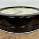 Large Industrial Brown Bakelite East German Wall Clock from GW, 1960s