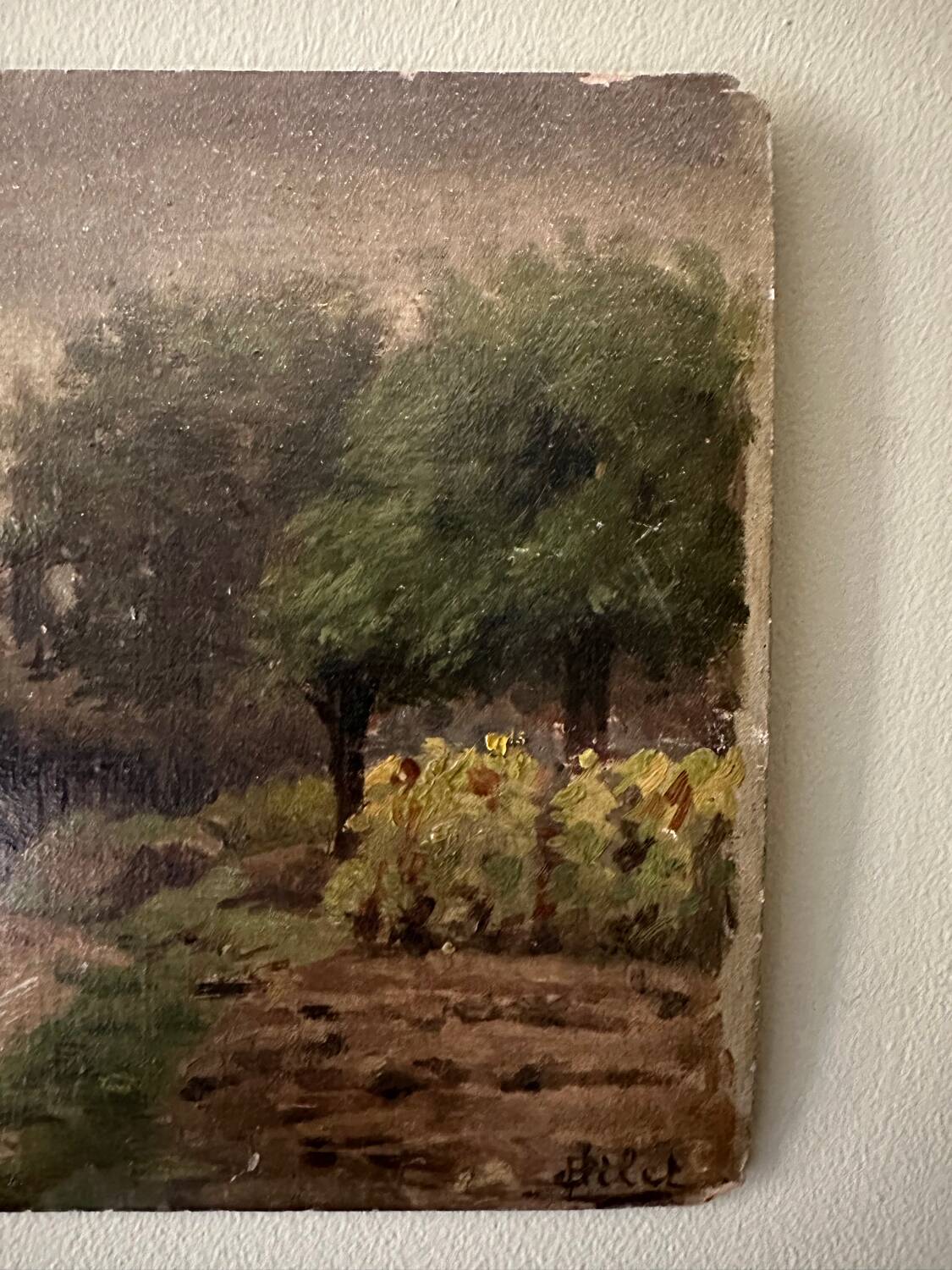 Painting on wood