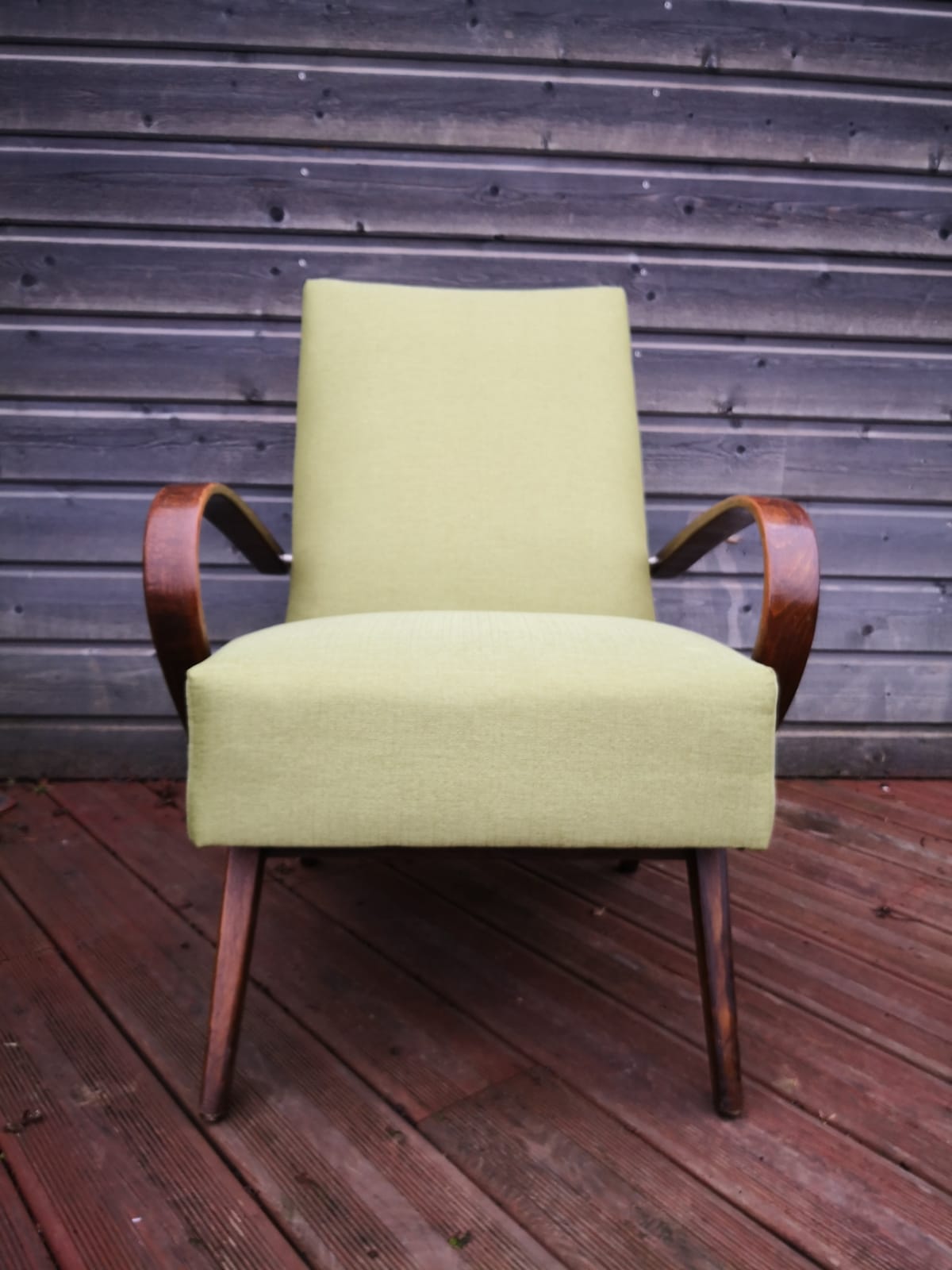 Pair of vintage Czech armchairs, Scandinavian style, 50s