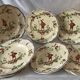Lot de 9 assiettes Longchamp Moustiers