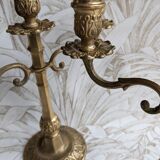 Chandeliers en bronze style Louis XVI