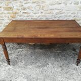 Oak farm table with two extensions