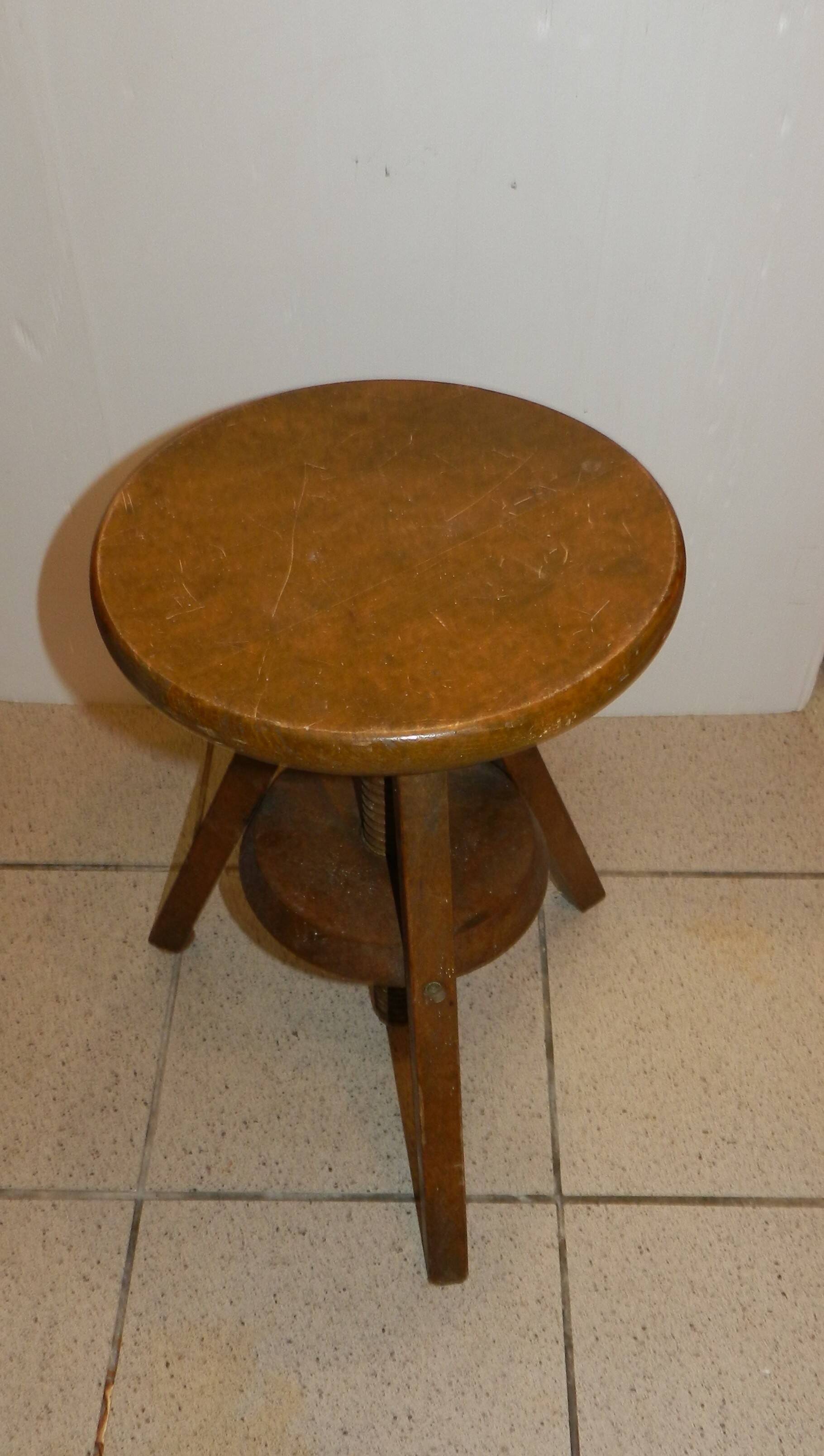 Vintage screw stool