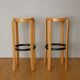 Set of 2 stools scandinavian thygesen and sørensen by magnus olesen