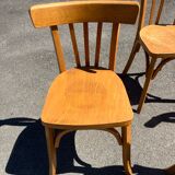 Set of four bistro chairs