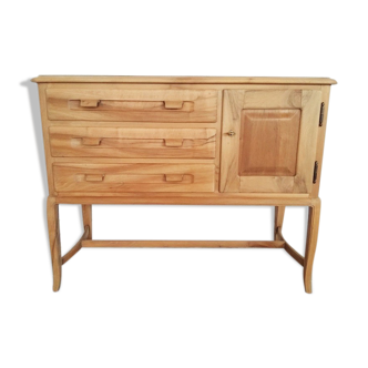 Commode en bois brut