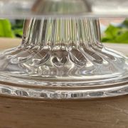 Plat de présentation verre Waltherglass-Germany-Années 70