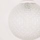 Vintage Mid Century Modern round glass pendant light