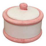Empty pink and white pocket