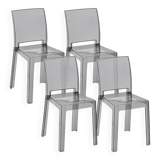 Set of 4 polycarbonate chairs