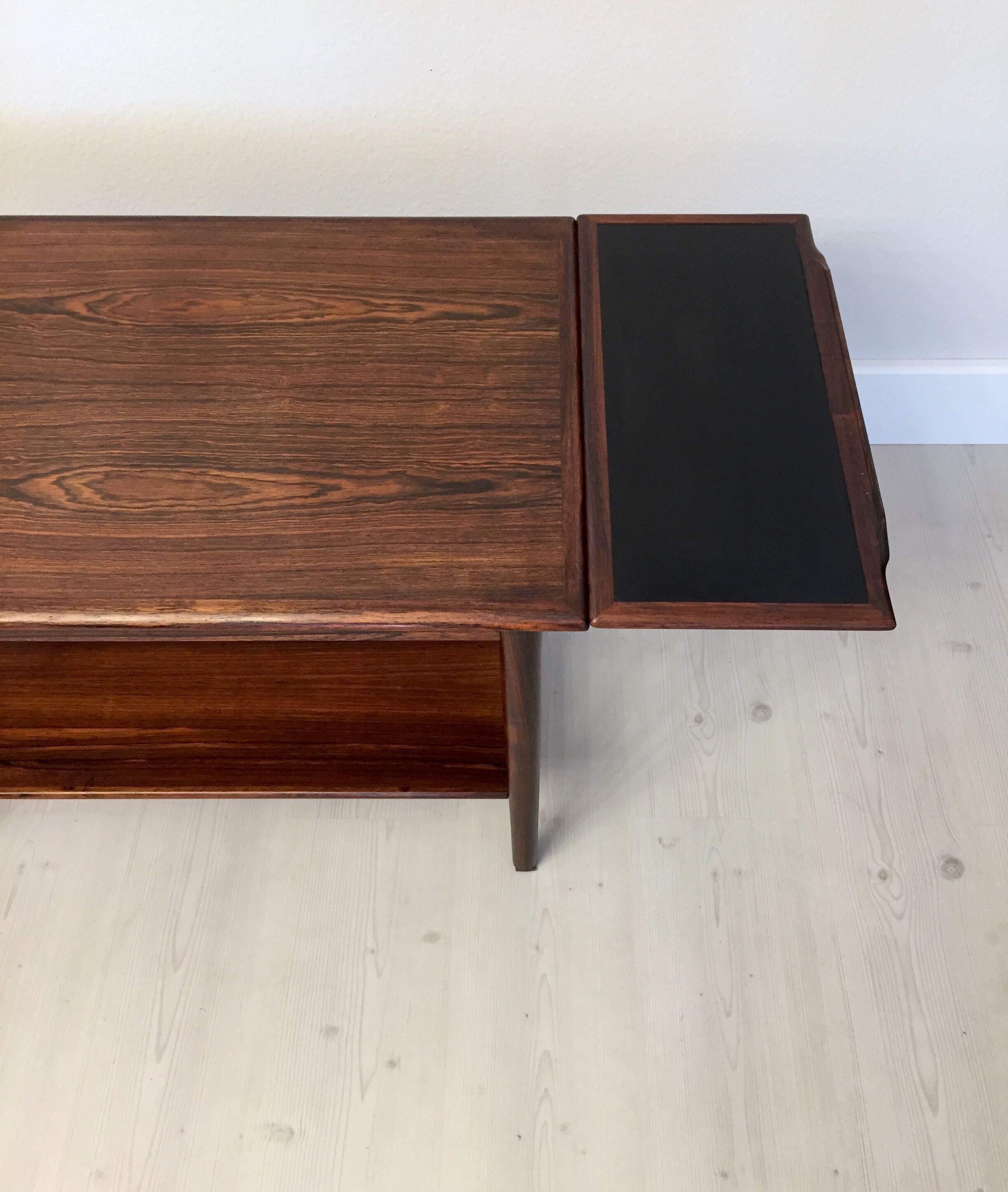 Danish extendable serving cart in palissander midcentury 1960s