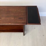 Danish extendable serving cart in palissander midcentury 1960s