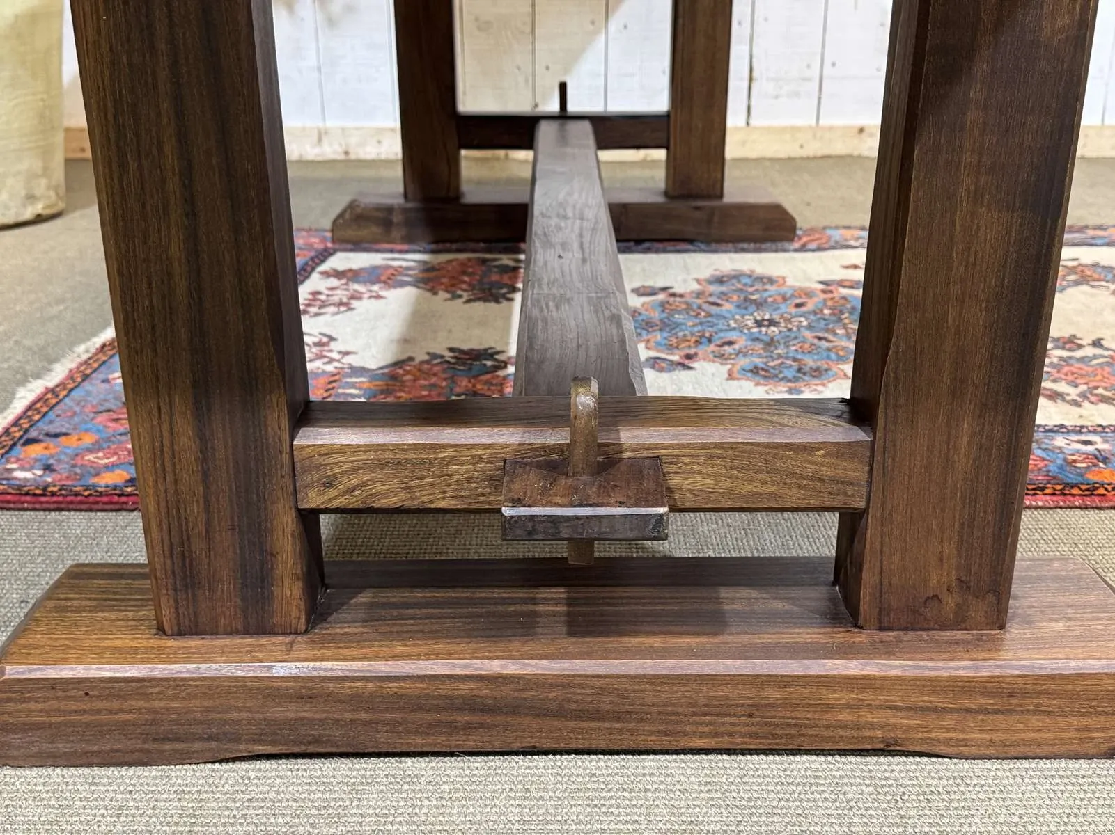1970s elm monastery-style table