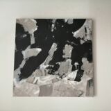 Tableau abstrait acrylique