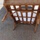 Rattan children's basket bed