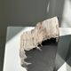 Black petrified wood bookend H17 L17 P6